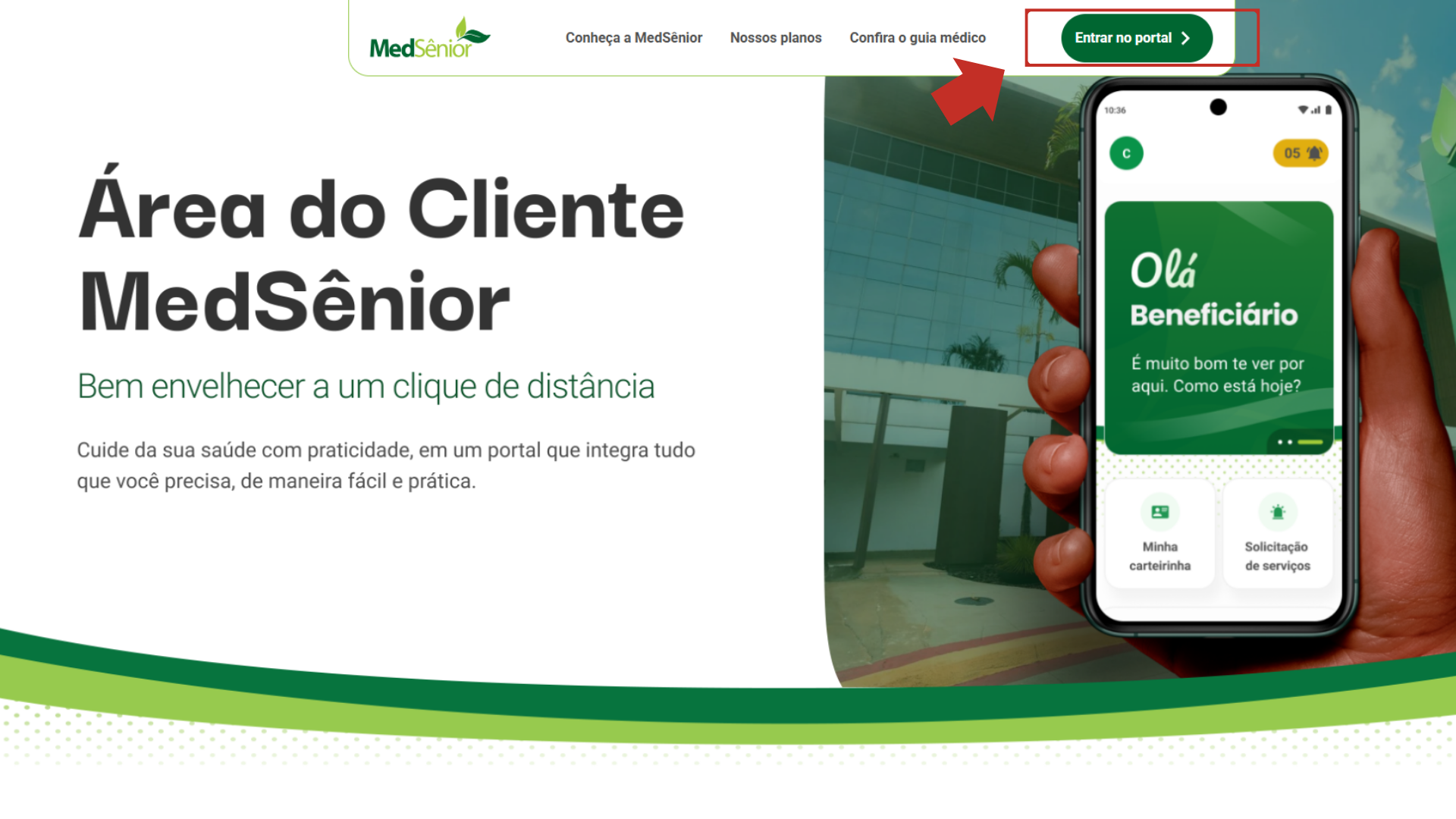 Área do Cliente MedSênior